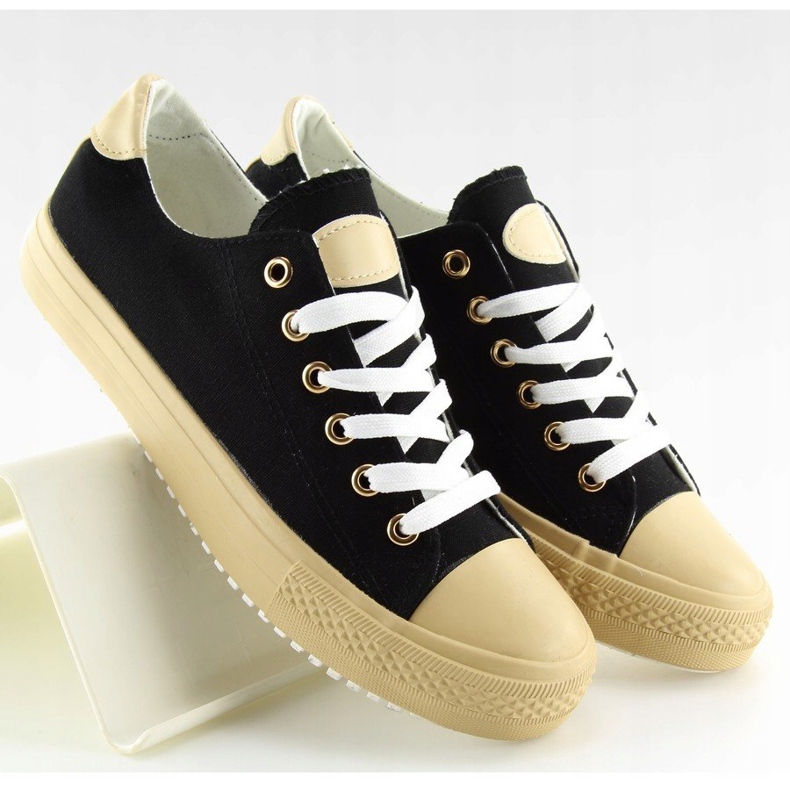 Crne ženske tenisice BL97P Black crno 1