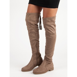 Super Me Čizme od bedra od antilopa smeđa 2