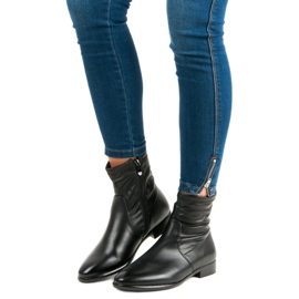 Bella Paris Klasične crne čizme crna 1