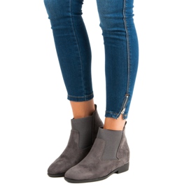 Lucky Shoes Modne čizme Jodhpur siva 2