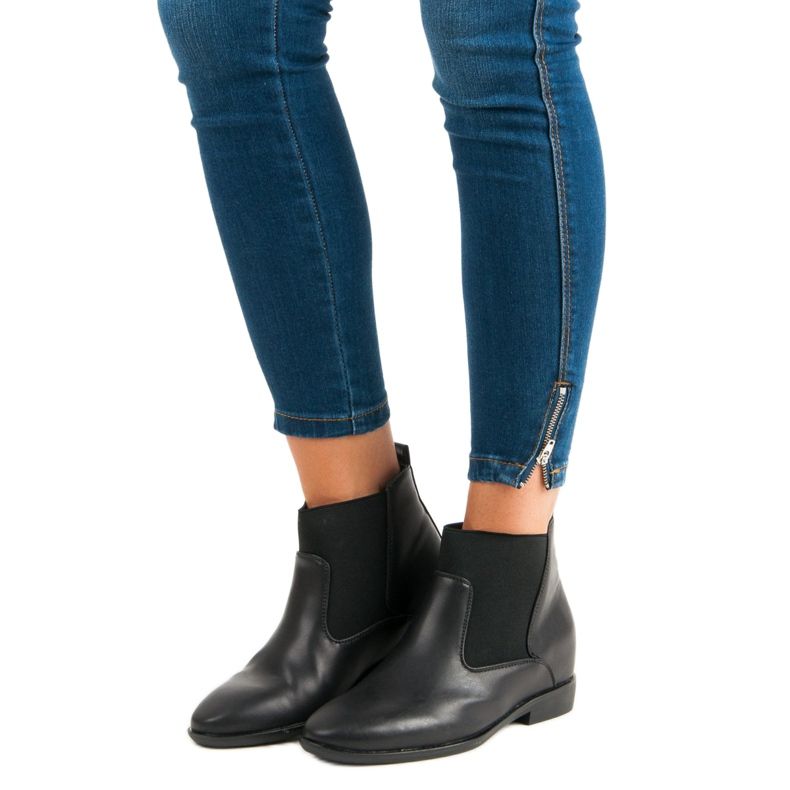 Lucky Shoes Modne čizme Jodhpur crno 2