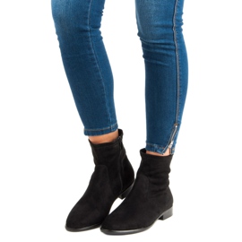 Bella Paris Klasične crne čizme crna 1