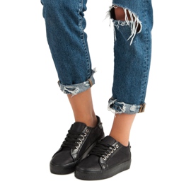 Sweet Shoes Modne sportske cipele crno 1