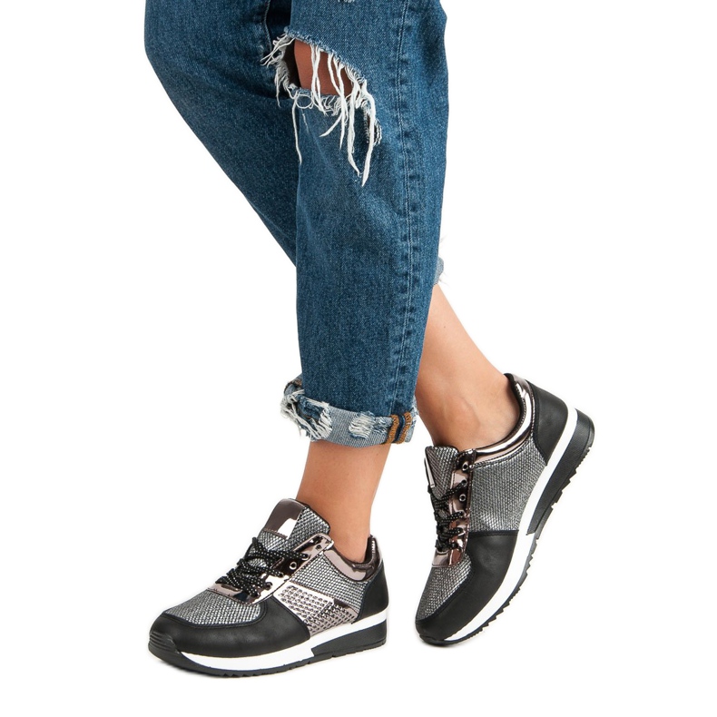 Stilske sportske cipele crno 2