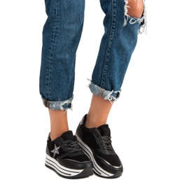 Modne tenisice na platformi crno 2