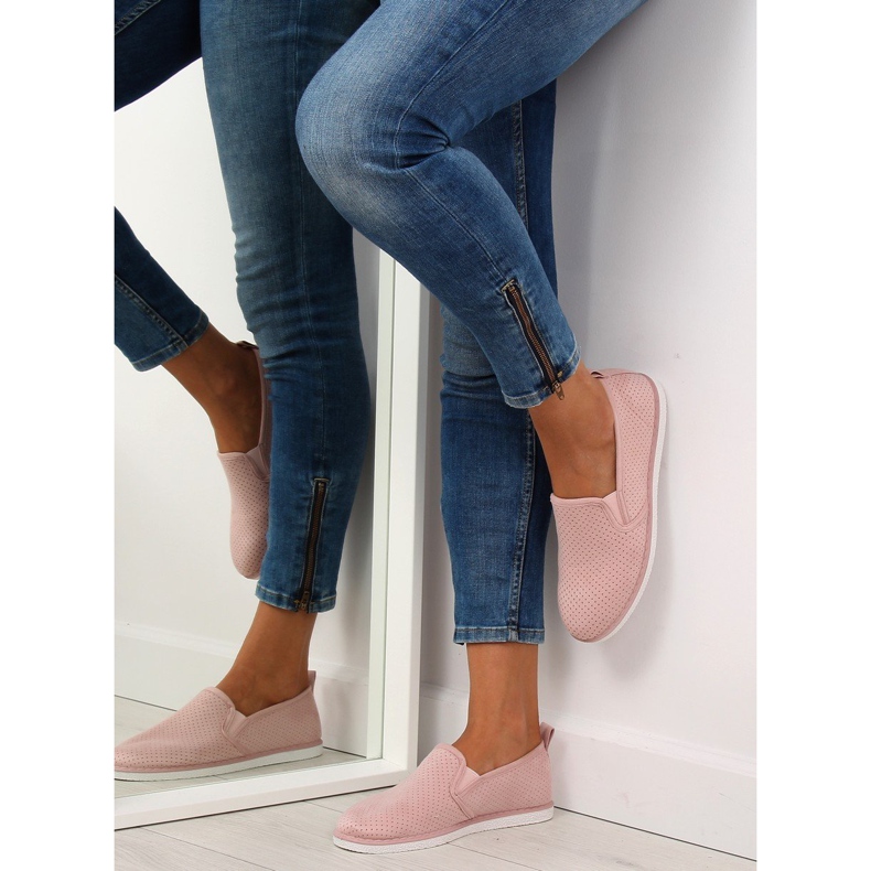 Tenisice navlačne ružičaste LA08P Nude ružičasta 1