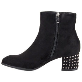 Filippo Elegantne čizme od antilopa crna 1