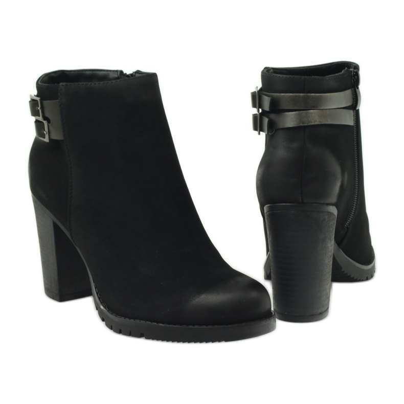 Filippo Ženske čizme na visoku petu sa 8255 kopča crna 4