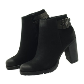 Filippo Ženske čizme na visoku petu sa 8255 kopča crna 3