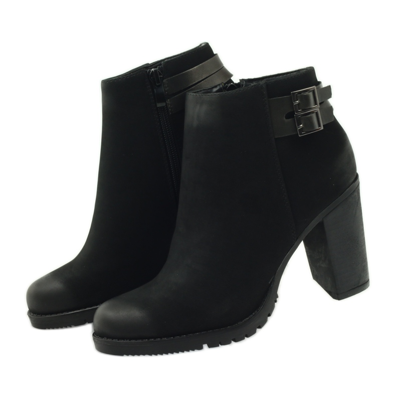 Filippo Ženske čizme na visoku petu sa 8255 kopča crna 3