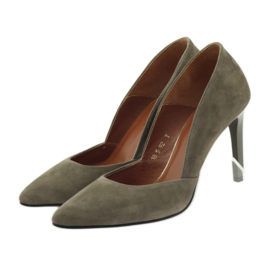 Pumpe na visoku petu Neścior 092 smeđa 3