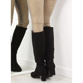 Crne štikle J35 Crne crno 1