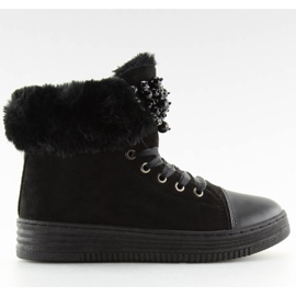 Crne debelo izolirane tenisice KK-97 Black crno 2