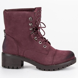 Elegantni kestenjasti radnici VINCEZA crvena 1