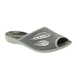 Befado ženske cipele papuče 254D096 papuče siva 1