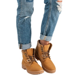 Planinarske čizme vezane devom smeđa 1