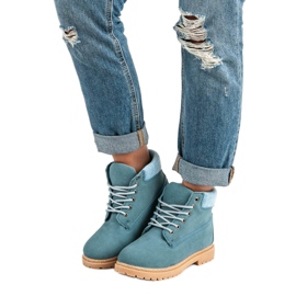 Original Walkman Shoes Plave kožne čizme plava 2