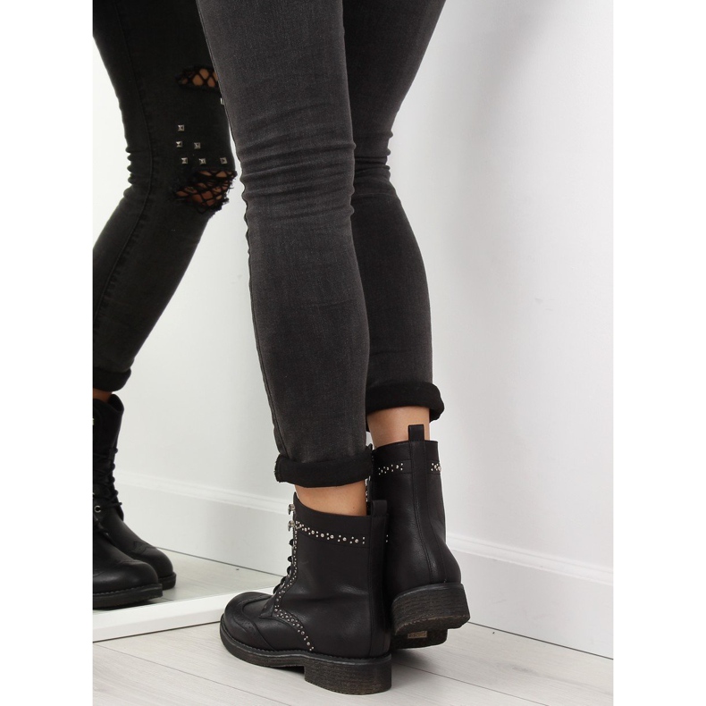 Crni radnici s klinovima 432-PA Crni crna 2