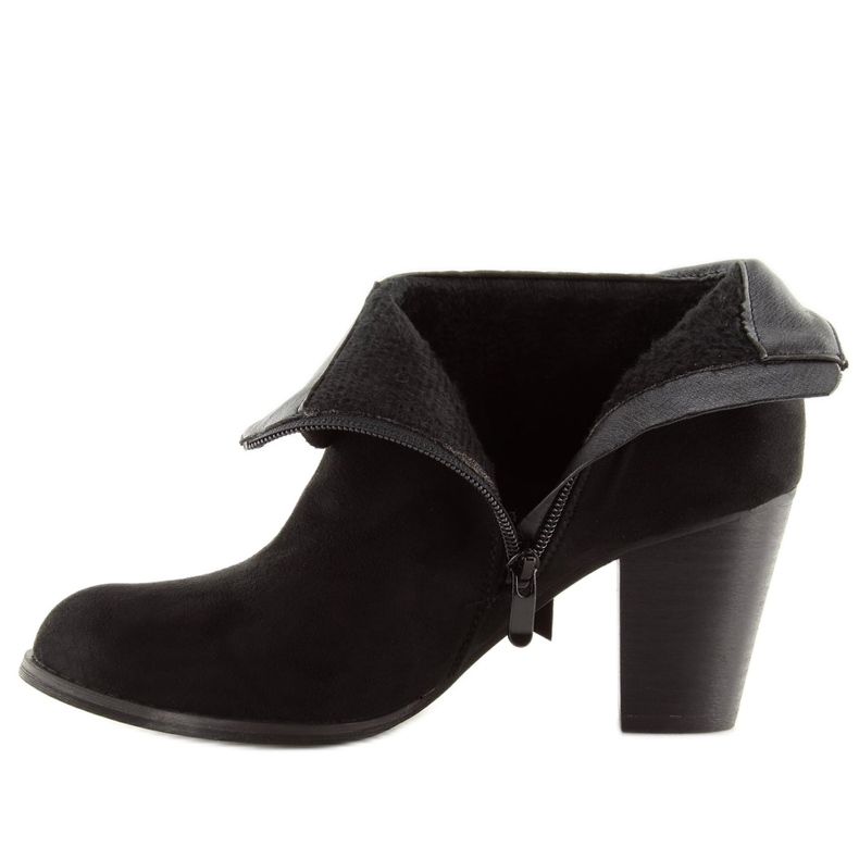 Crne čizme s visokim potpeticama 863-GA Crna crno 2