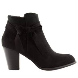 Crne čizme s visokim potpeticama 863-GA Crna crno 1