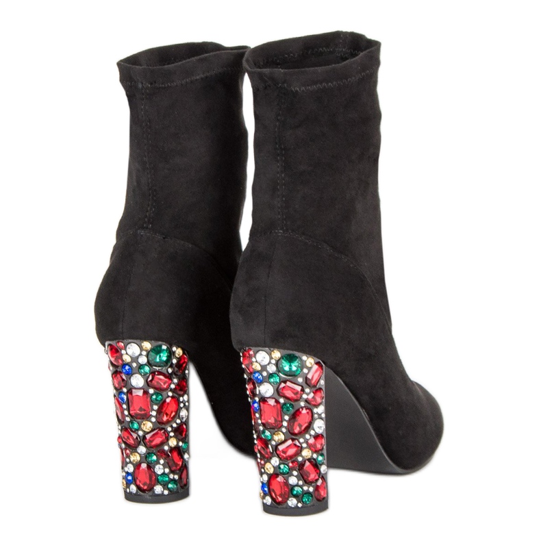 Vices Elegantne čizme od antilopa crno 1