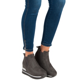 Bestelle Jodhpur čizme na platformi siva 1