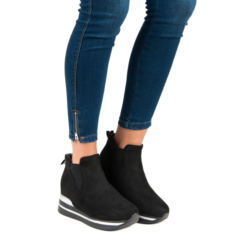 Bestelle Jodhpur čizme na platformi crna 1