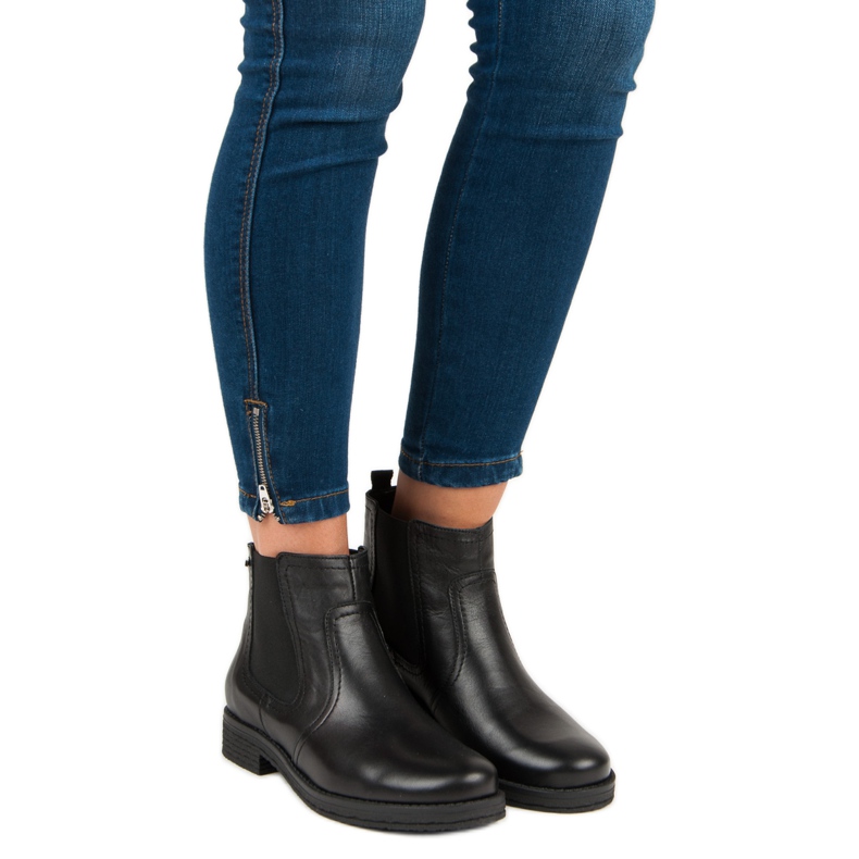 Vinceza Crne čizme Chelsea iz VINCEZE crno 1