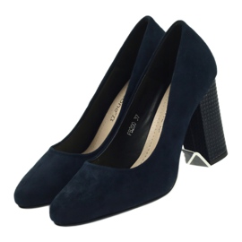 Sergio Leone Tamnoplave pumpe od antilopa PB200 mornarsko plava 4