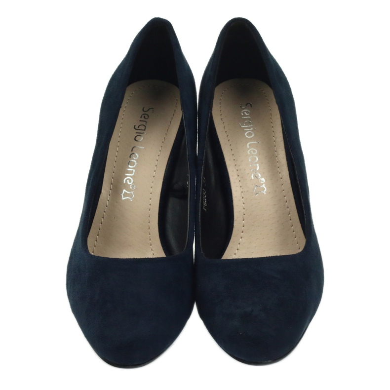 Sergio Leone Tamnoplave pumpe od antilopa PB200 mornarsko plava 3