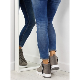 Sive izolirane tenisice 2018-67 sive siva 2