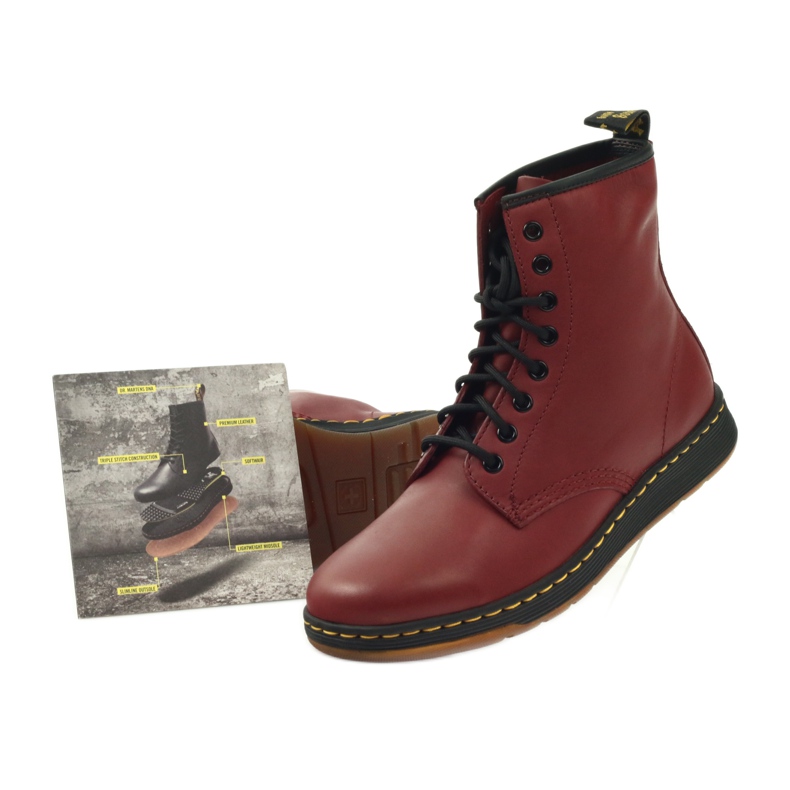 Dr. Martens Newton Cherry Red raznobojna 5
