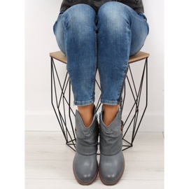 Plave ženske plave čizme 640-PA Plave plava 1