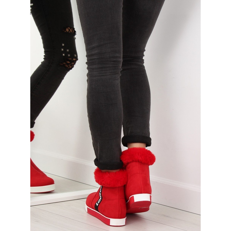 Crvene tenisice do gležnja NB252P Crvene crvena 1