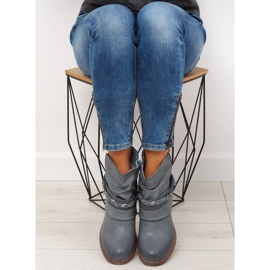 Plave ženske plave čizme 815-PA Plave plava 1