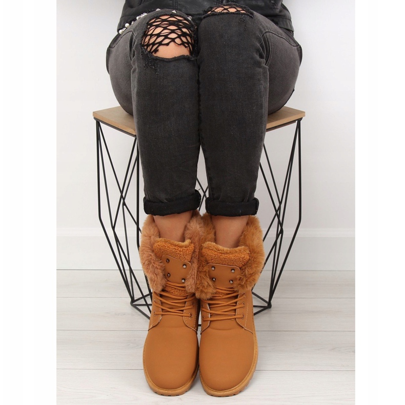 Drvene čizme deve BL137P Camel smeđa 2