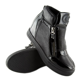 Crne ženske tenisice R24-6 Crne crna 1