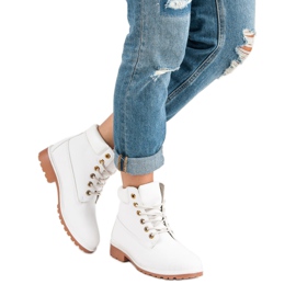 Ženske bijele planinarske čizme bijela 1