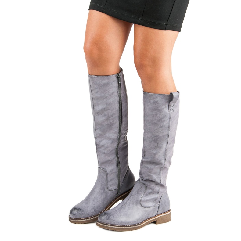 Super Me Ležerne ženske čizme plava 1