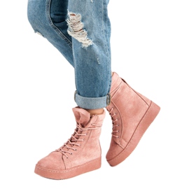 Bello Star Zimske čizme od antilopa ružičasta 2