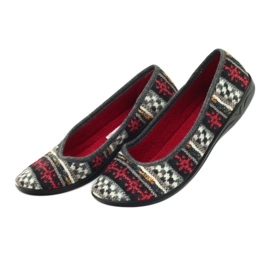 Papuče od velura norveški uzorak Adanex raznobojna 4