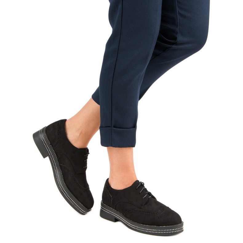 Seastar Modne cipele od antilopa crno 2