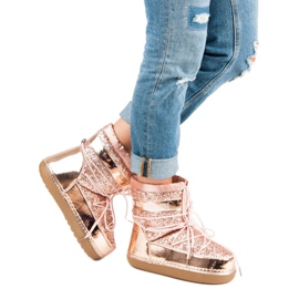 Modne ružičaste čizme za snijeg ružičasta 2