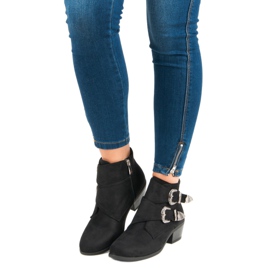 Seastar Ležerne crne gležnjače crna 1