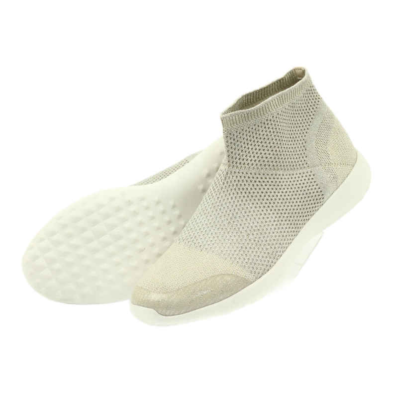 American Club Američke sportske ženske cipele 17044 bež srebro žuta boja 4