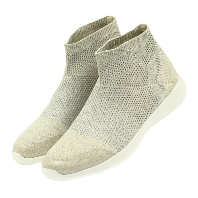 American Club Američke sportske ženske cipele 17044 bež srebro žuta boja 3