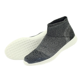 American Club Američke sportske cipele s crnim sportovima 17044 crno/srebro crna 4