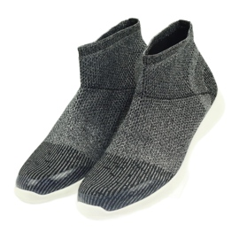 American Club Američke sportske cipele s crnim sportovima 17044 crno/srebro 3