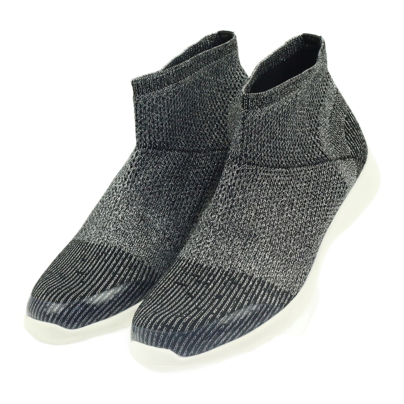 American Club Američke sportske cipele s crnim sportovima 17044 crno/srebro 3