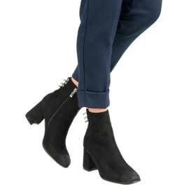 Elegantne čizme na VINCEZA postu crno 2